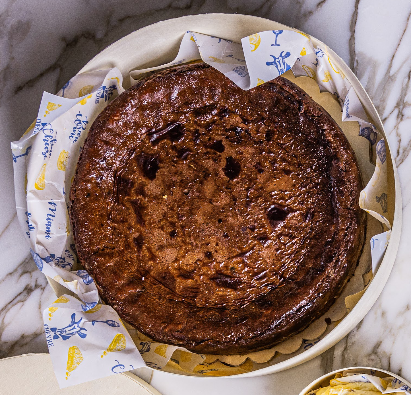 Mini Chocolate Burnt Basque Cheesecake - 9in